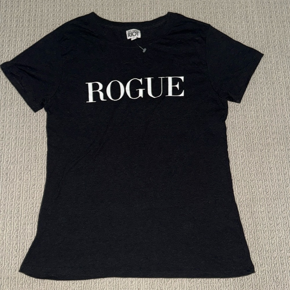 SUB_URBAN RIOT "Rogue" Graphic Short Sleeve Tee Shirt Black Seen on Megan Fox S - Picture 13 of 15